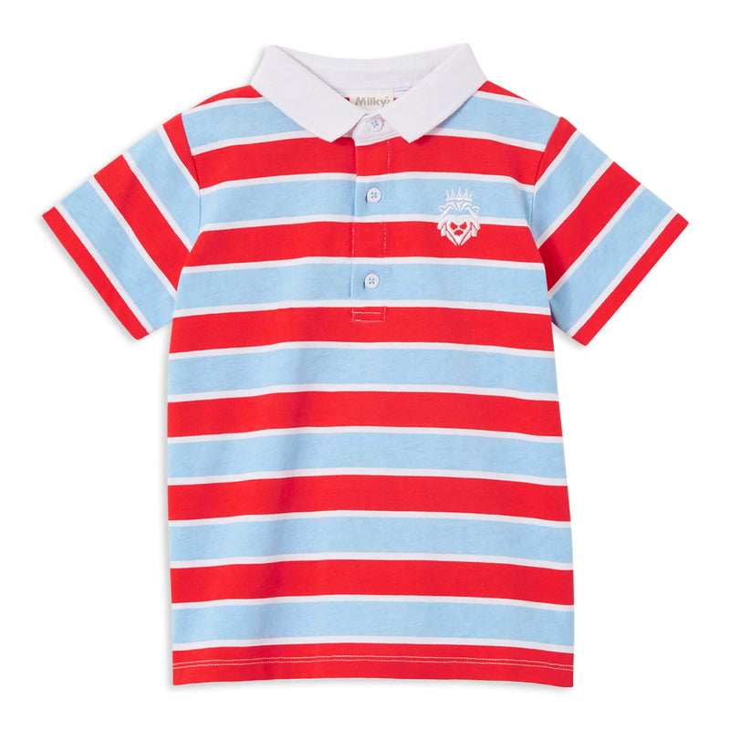 MILKY SAILOR STRIPE RUGBY