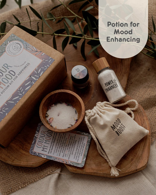 THE LITTLE POTION CO COLOUR MOOD-MINI POTION KIT FOR HAPPINESS