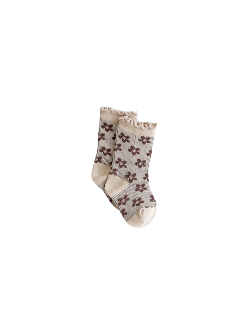 ZIGGY LOU SOCKS COSMO (BEIGE)