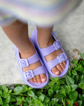 WALNUT JAMIE SANDAL - LILAC