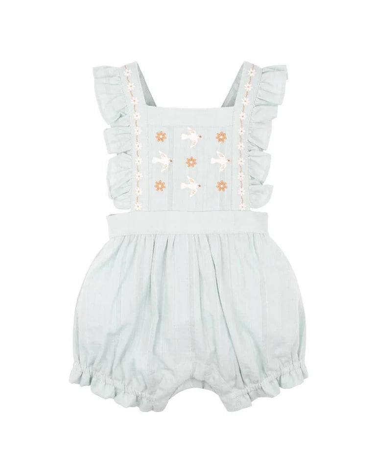 FOX & FINCH SWEET SPOT EMBROIDERED OVERALL