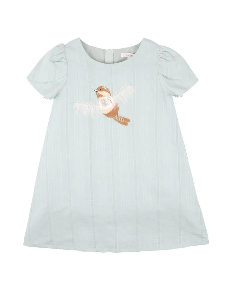 FOX & FINCH SWEET SPOT FLYING BIRD DRESS 3-7YRS