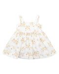 FOX & FINCH SWEET SPOT EMBROIDERED DRESS 3-6YRS