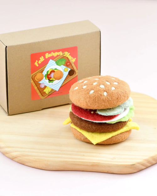 TARA TREASURES FELT BURGER STACK