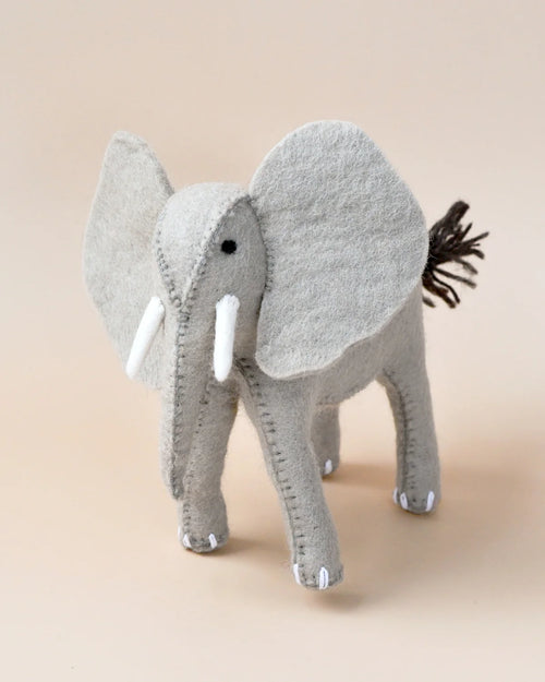 TARA TREASURES FELT SAFARI ELEPHANT TOY