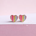 MON COCO CANDY HEART CLIP-ON EARRINGS