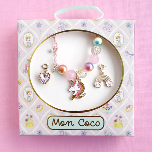 MON COCO UNICORN DREAMS CHARM BRACELET