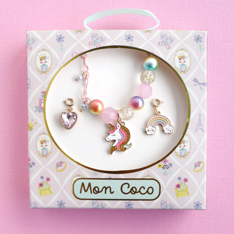 MON COCO UNICORN DREAMS CHARM BRACELET