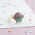 MON COCO MERMAID SHELL RING