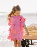 MINIHAHA GIRLS PINK KAFTAN