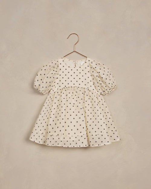 NORA LEE LUNA DRESS - FLOCKED DAISY