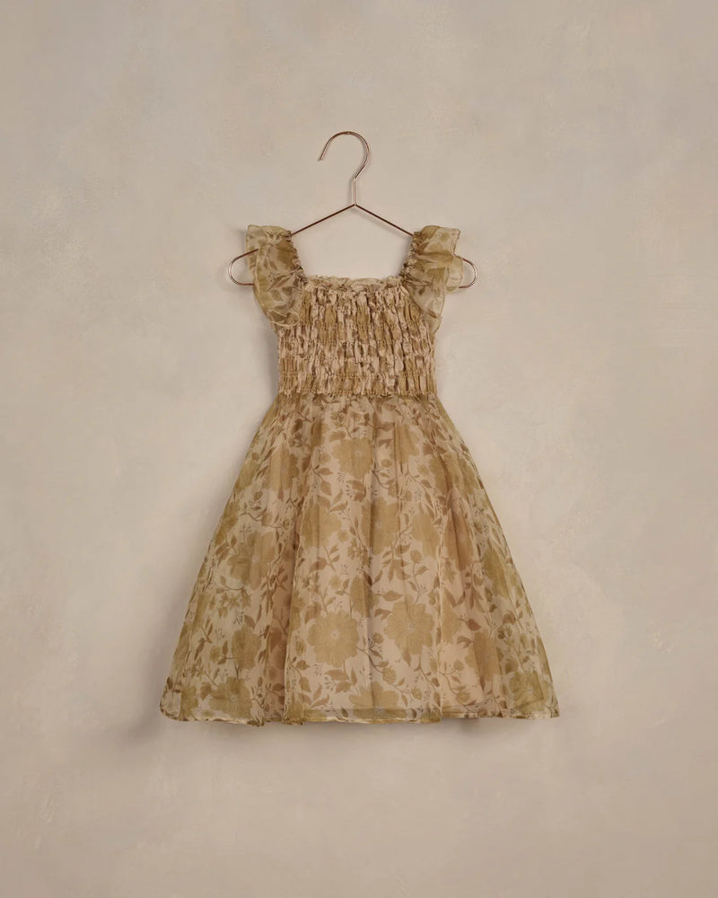 NORA LEE DOLLY DRESS - GOLDEN GARDEN