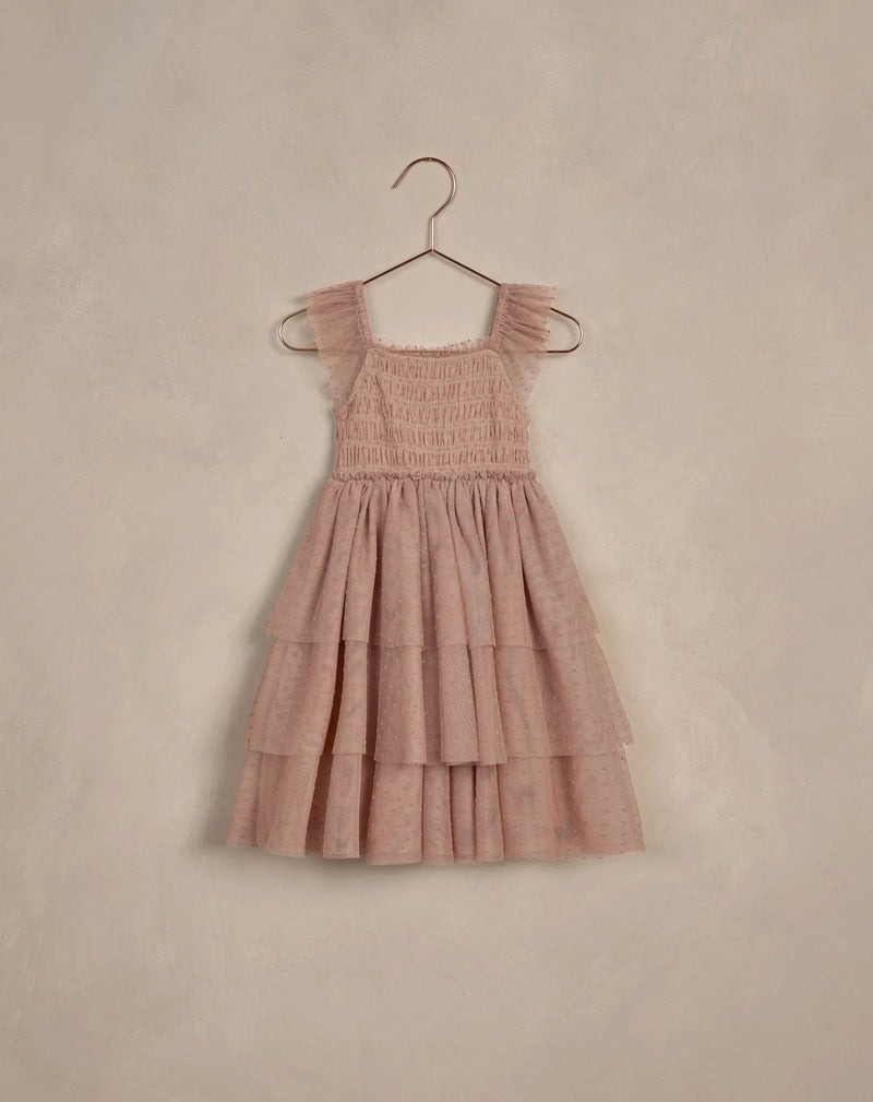 NORA LEE VALENTINA DRESS - DUSTY ROSE