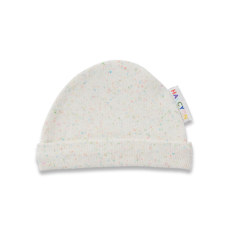 HALCYON NIGHTS SPRINKLE ORGANIC BABY HAT