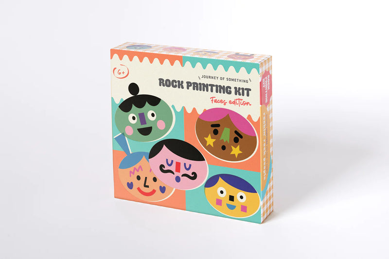 JOURNEY OF SOMETHING KIDS ROCK PAINTING KIT COOL FACES