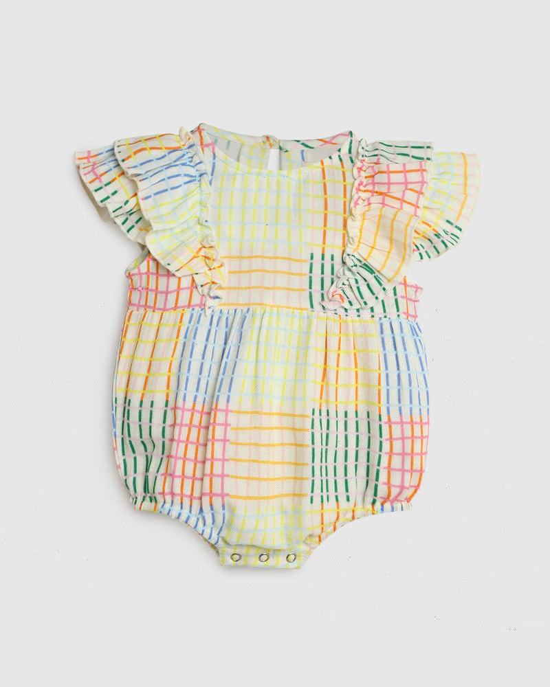 ALEX & ANT LOUISA PLAYSUIT CRAZY GINGHAM