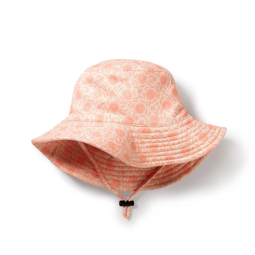 WILSON & FRENCHY AMELIE FLORAL SWIM SUN HAT