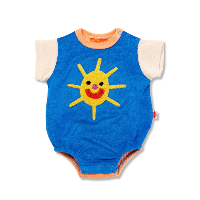 HALCYON NIGHTS HAPPY CAMPER TERRY SHORT SLEEVE BODYSUIT