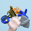 TARA TREASURES EURTRALIAN CORAL REEF UNDER THE SEA FINGER PUPPET SET