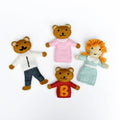 TARA TREASURES GOLDILOCKS AND THE THREE BEARS FINGER PUPPET SET