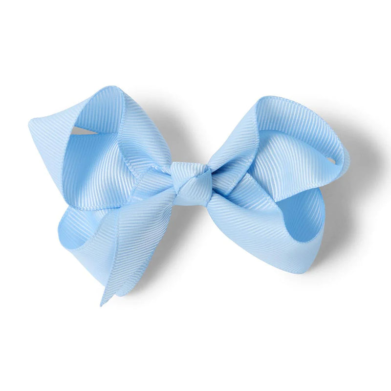 SNUGGLEHUNNY BABY BLUE BOW CLIP