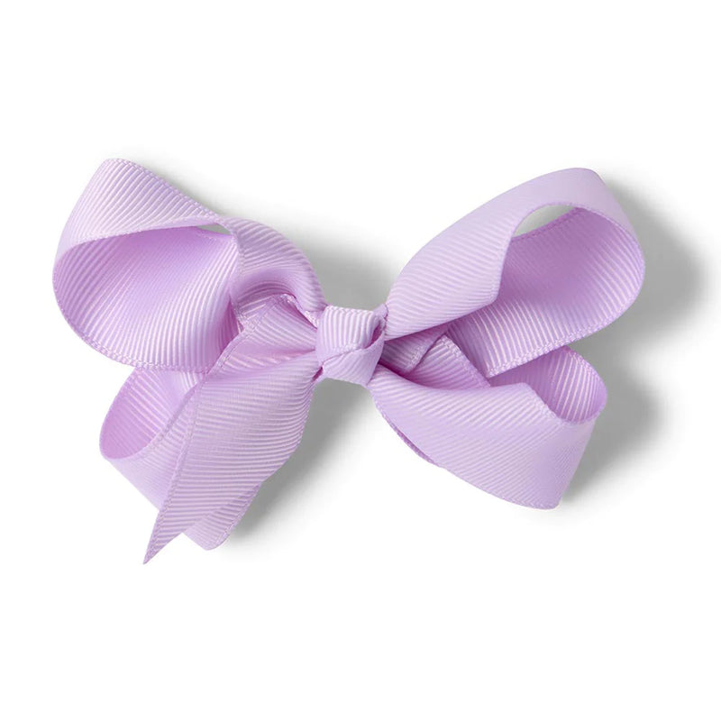 SOFT VIOLET BOW CLIP