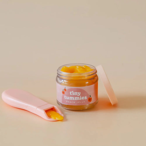 TINY TUMMIES PEACH JELLY FOOD JAR