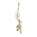 JELLYCAT BASHFUL BEIGE BUNNY MUSICAL PULL