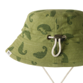 NATURE BABY BUCKET SUNHAT CHAMELEON PRINT