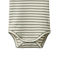 NATURE BABY SHORT SLEEVE BODYSUIT NETTLE SAILOR STRIPE