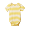 NATURE BABY SHORT SLEEVE BODYSUIT SUNBURST SAILOR STRIPE