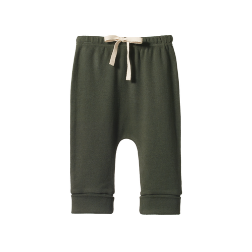 NATURE BABY DRAWSTRING PANTS THYME