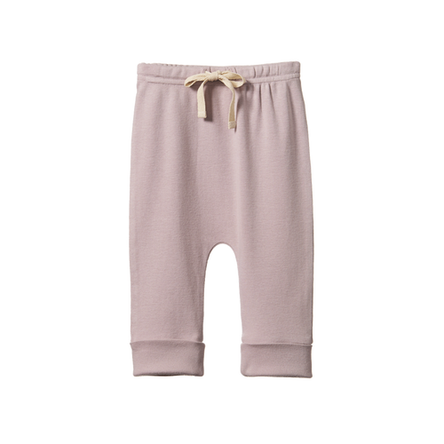 NATURE BABY DRAWSTRING PANTS LILAC