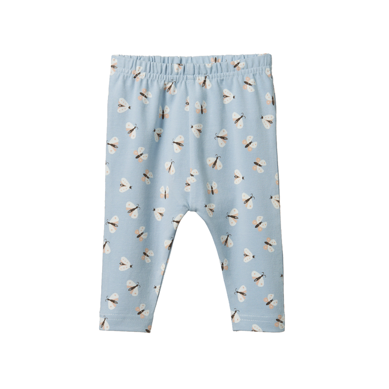 NATURE BABY LEGGINGS BUTTERFLY DANCE PRINT