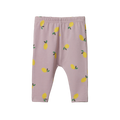 NATURE BABY LEGGINGS LILAC LEMON PRINT