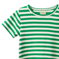 NATURE BABY RIVER TEE KELLY GREEN SEA STRIPE