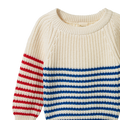 NATURE BABY BILLY JUMPER MARINER/RED SAILOR STRIPE