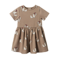 NATURE BABY SATURDAY DRESS MOON FLOWER GALA PRINT