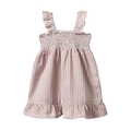 NATURE BABY GALA DRESS TWILIGHT CHECK