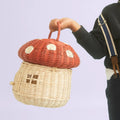 OLLI ELLA MUSHROOM BASKET RED