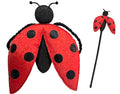 THREE TOTS CORK LEATHER LADYBUG WINGS