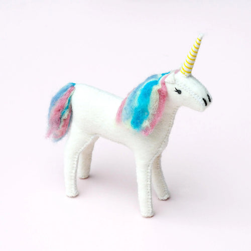 TARA TREASURES FELT UNICORN TOY