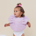 UNICORN FRILL SNUGGLE BIB