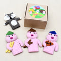 TARA TREASURES FINGER PUPPET SET- THE THREE LITTLE PIGS