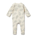 WILSON & FRENCHY FOREVER FERNS ORGANIC POINTELLE ZIPSUIT