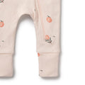 WILSON & FRENCHY PEACHES ORGANIC POINTELLE ZIPSUIT