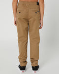 ALPHABET SOUP POINTBREAK CHINO JOGGER DARK KHAKI